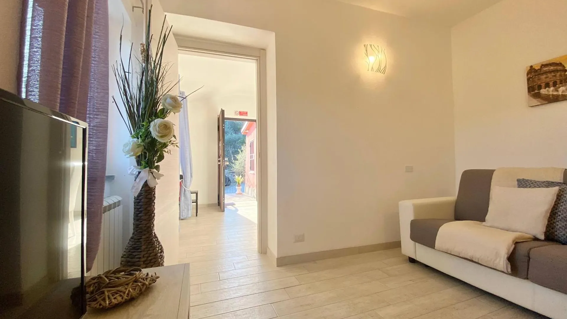 Alla Casa Rosa- Appartamento Nel Verde Con Posto Auto, Zona Tranquilla,Wifi Gratuito,Aria Condizionata Rapallo Italia